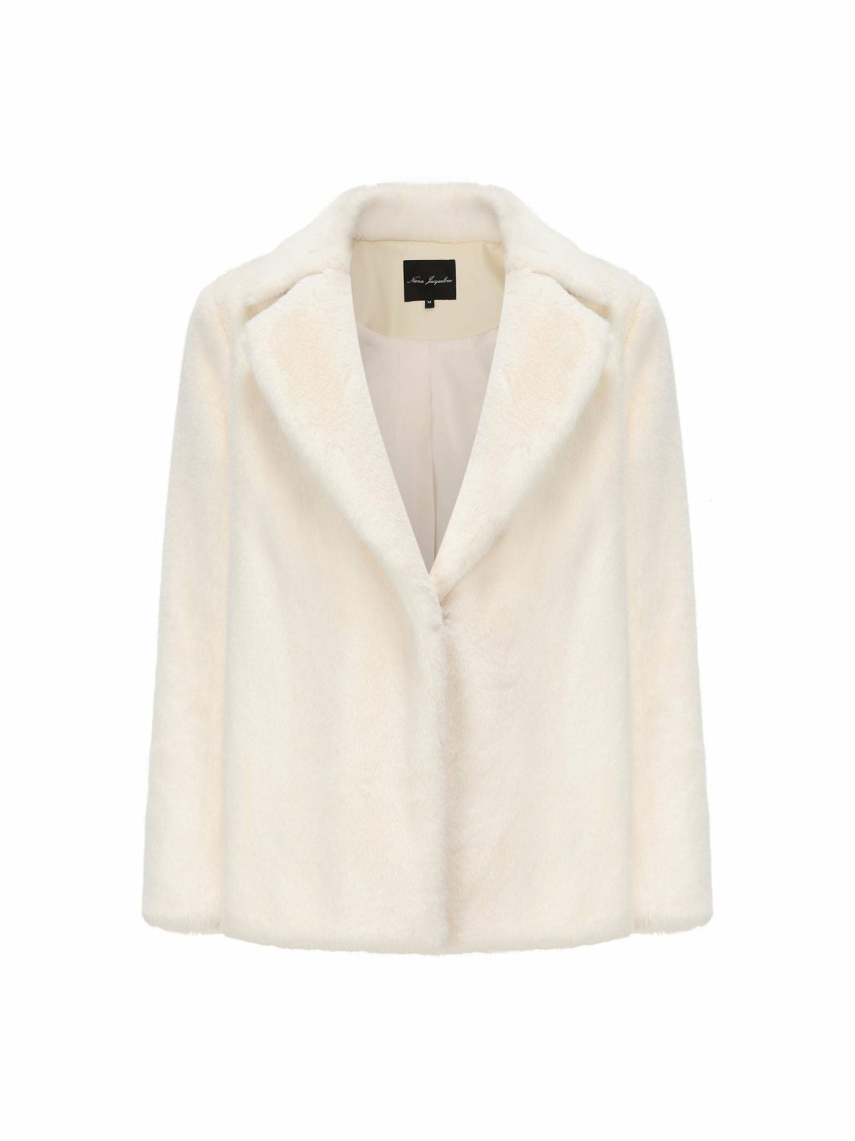 Phoebe Fur Jacket: White Fur Jacket for Winter Bridal Events | Nana Jacqueline
