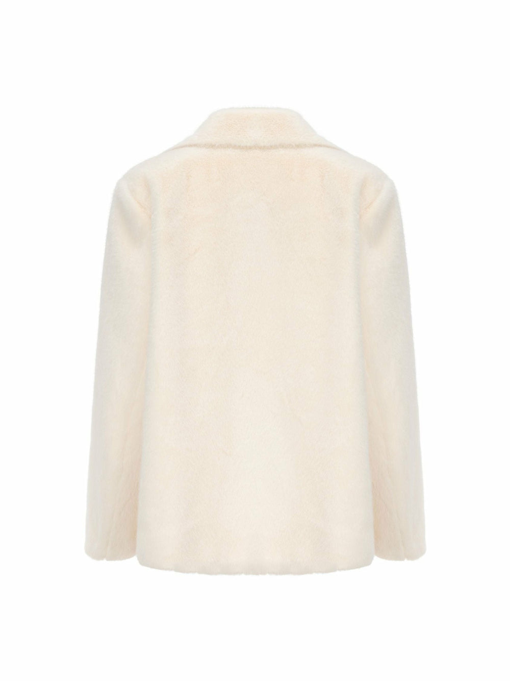 Phoebe Fur Jacket: White Fur Jacket for Winter Bridal Events | Nana Jacqueline