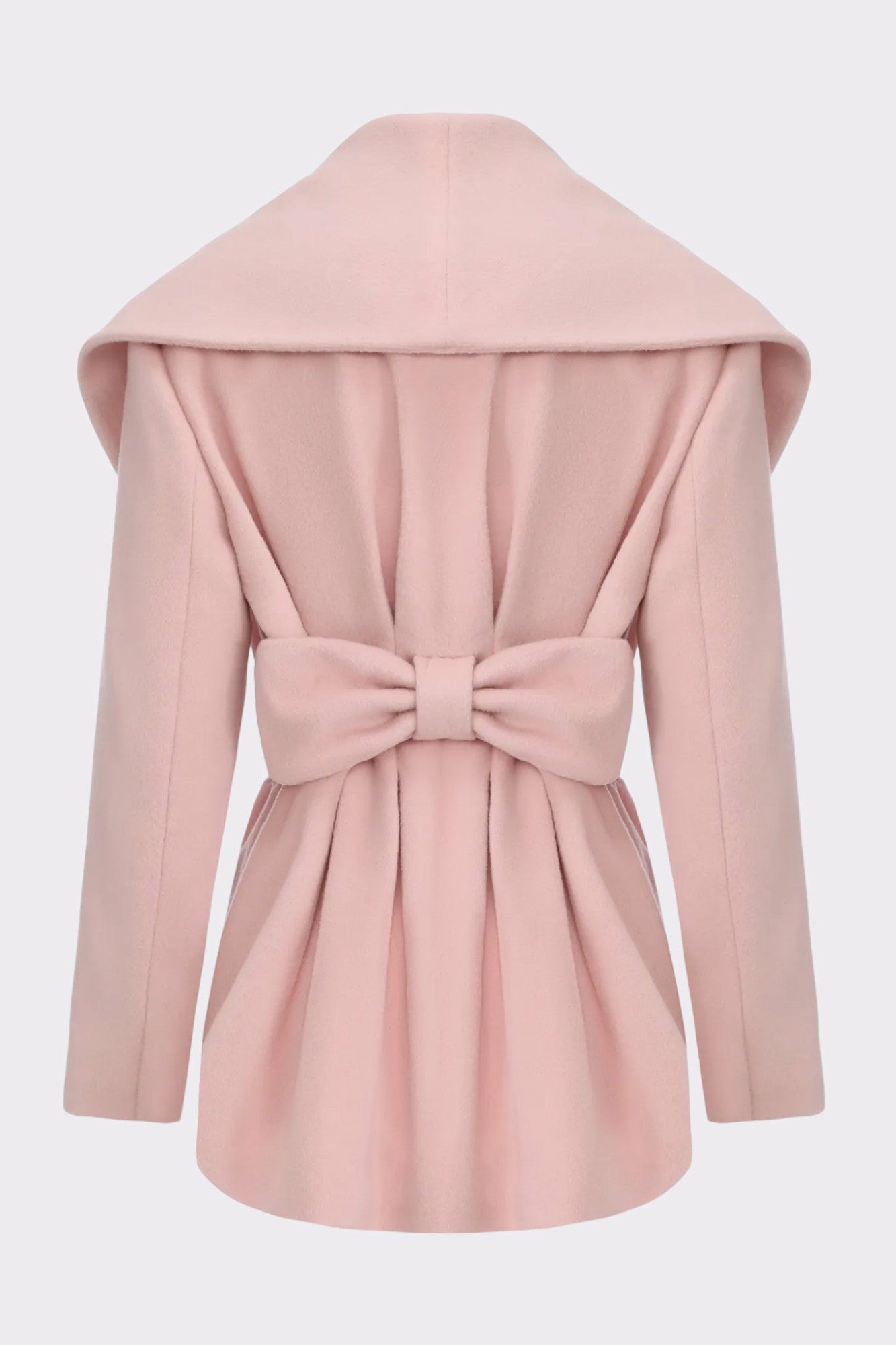 Victoria Bow Coat: Pink Coat for Date Night | Nana Jacqueline