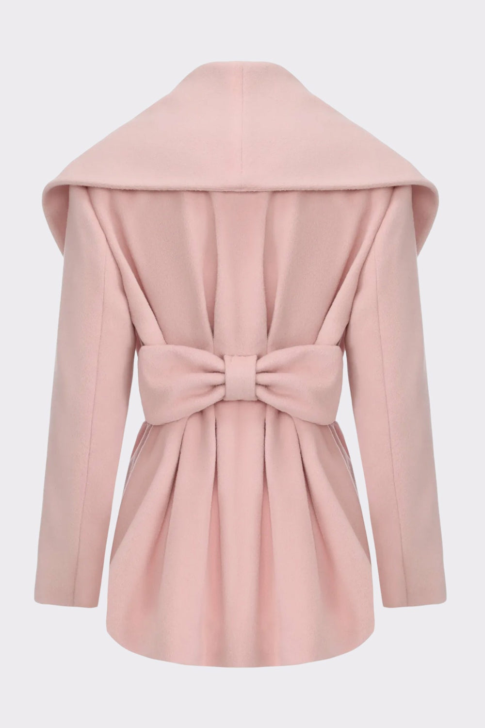 Victoria Bow Coat: Pink Coat for Date Night | Nana Jacqueline