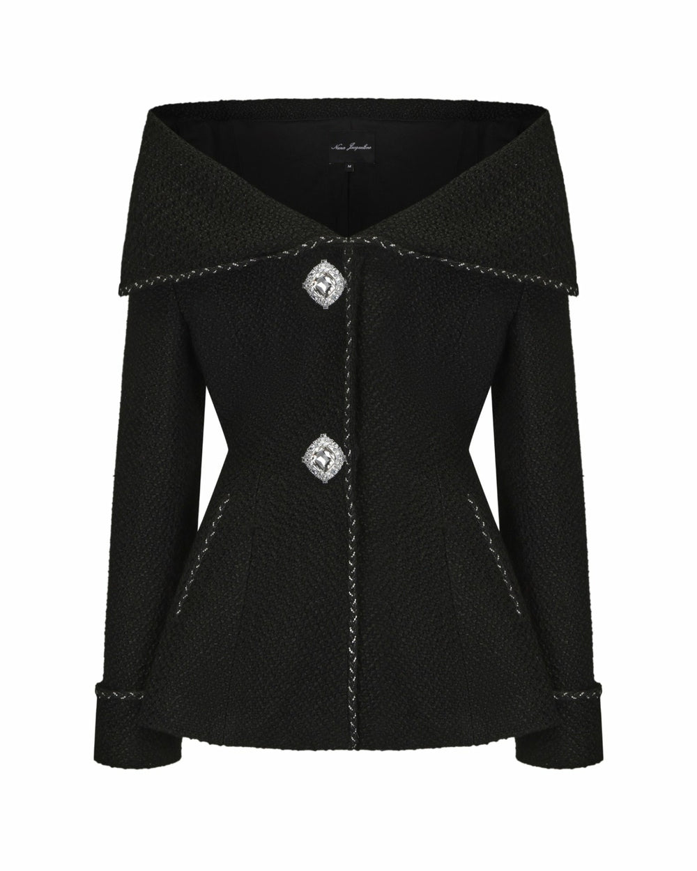 Amor Jacket: Black Jacket for Cocktail Party | Nana Jacqueline