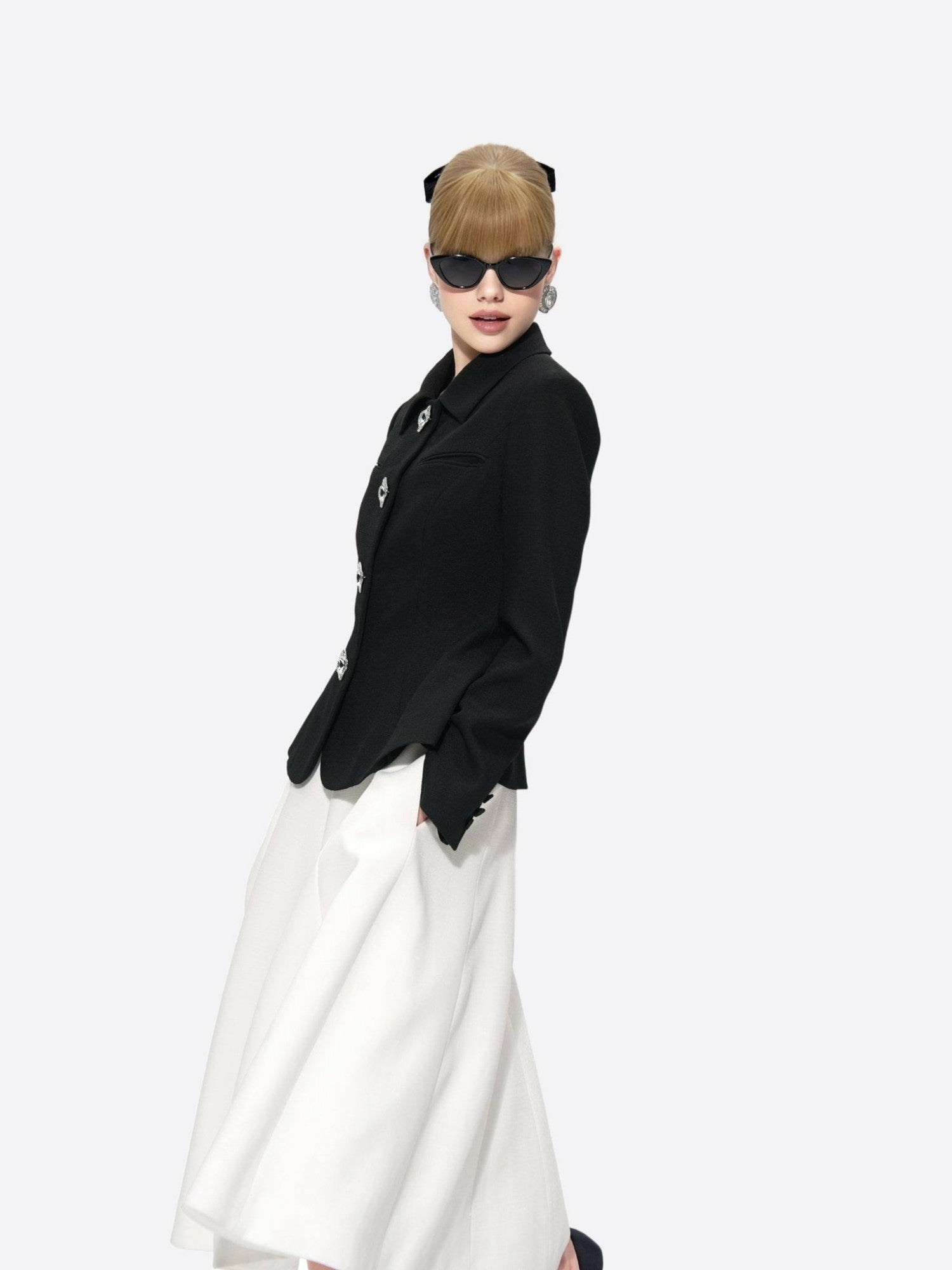 Vanessa Blazer: Black Blazer for Cocktail Party | Nana Jacqueline