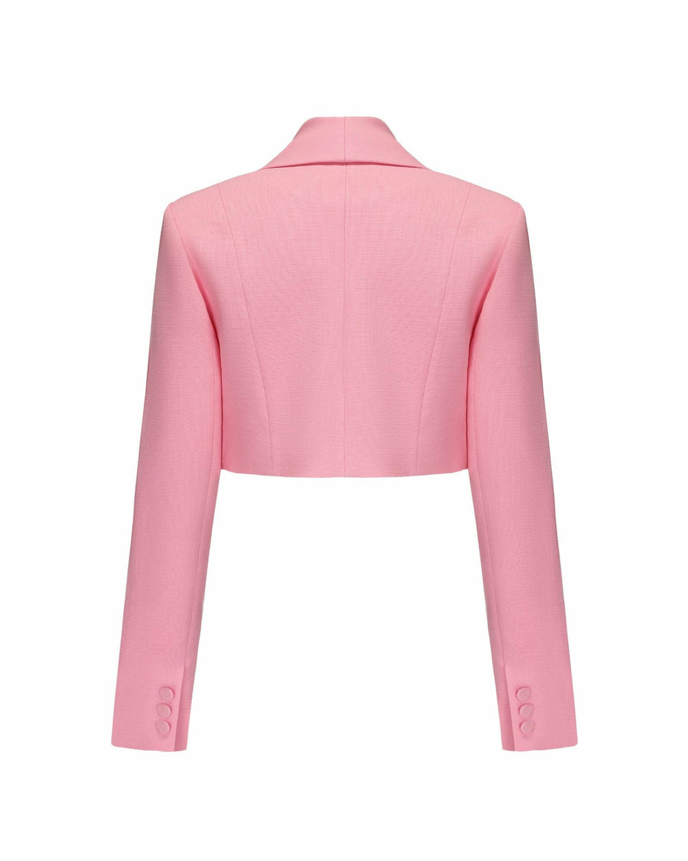 Veronica Crop Blazer: Pink Crop Blazer for Brunch | Nana Jacqueline