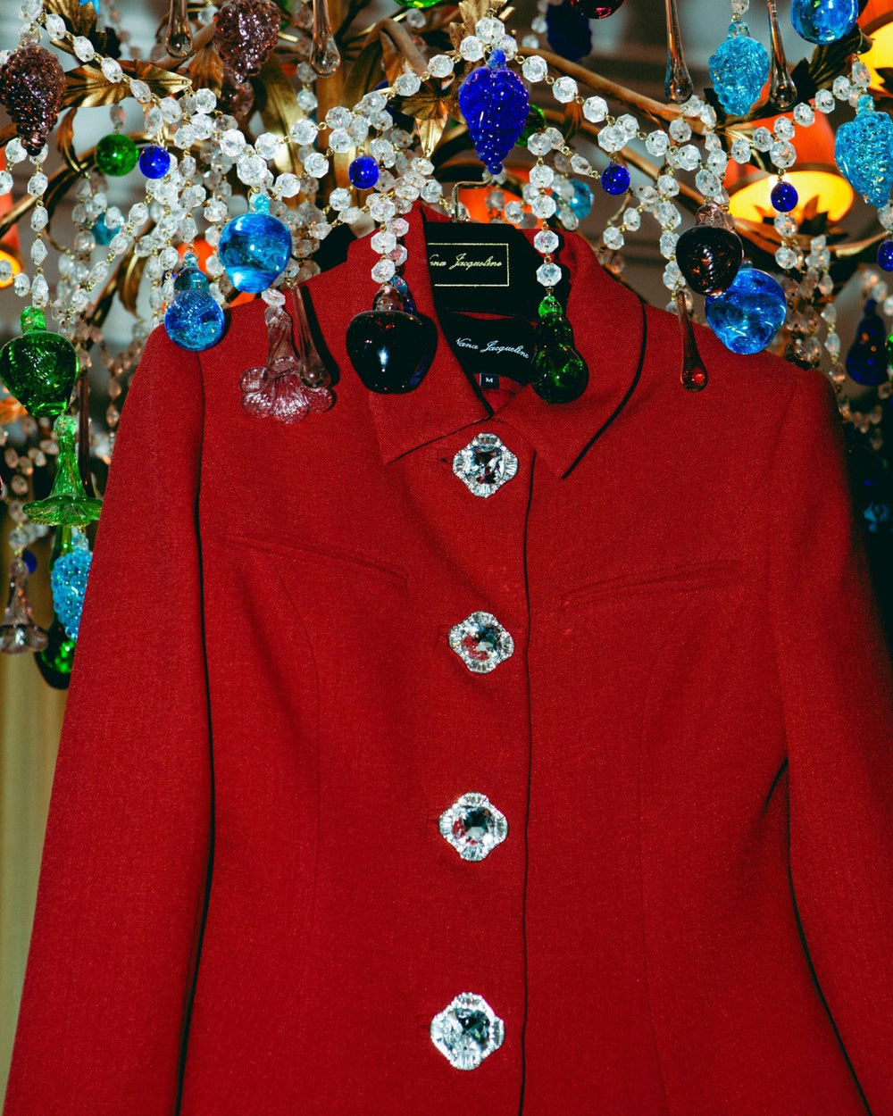 Vanessa Blazer: Red Blazer for Holiday Party | Nana Jacqueline