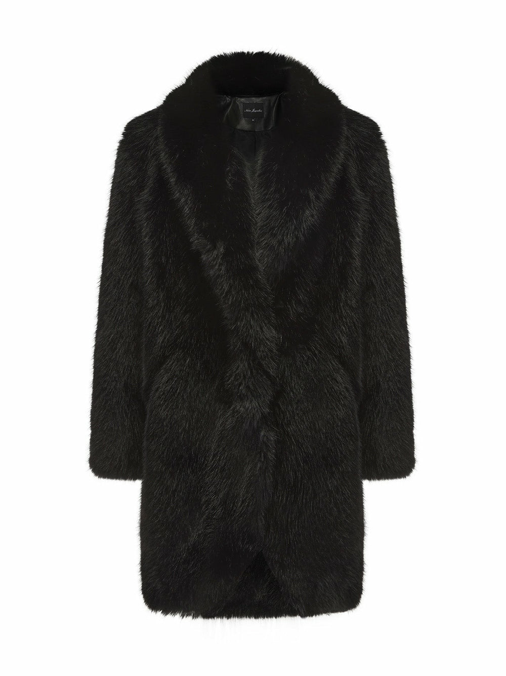 Sofia Fur Coat: Black Fur Coat for Evening Events | Nana Jacqueline