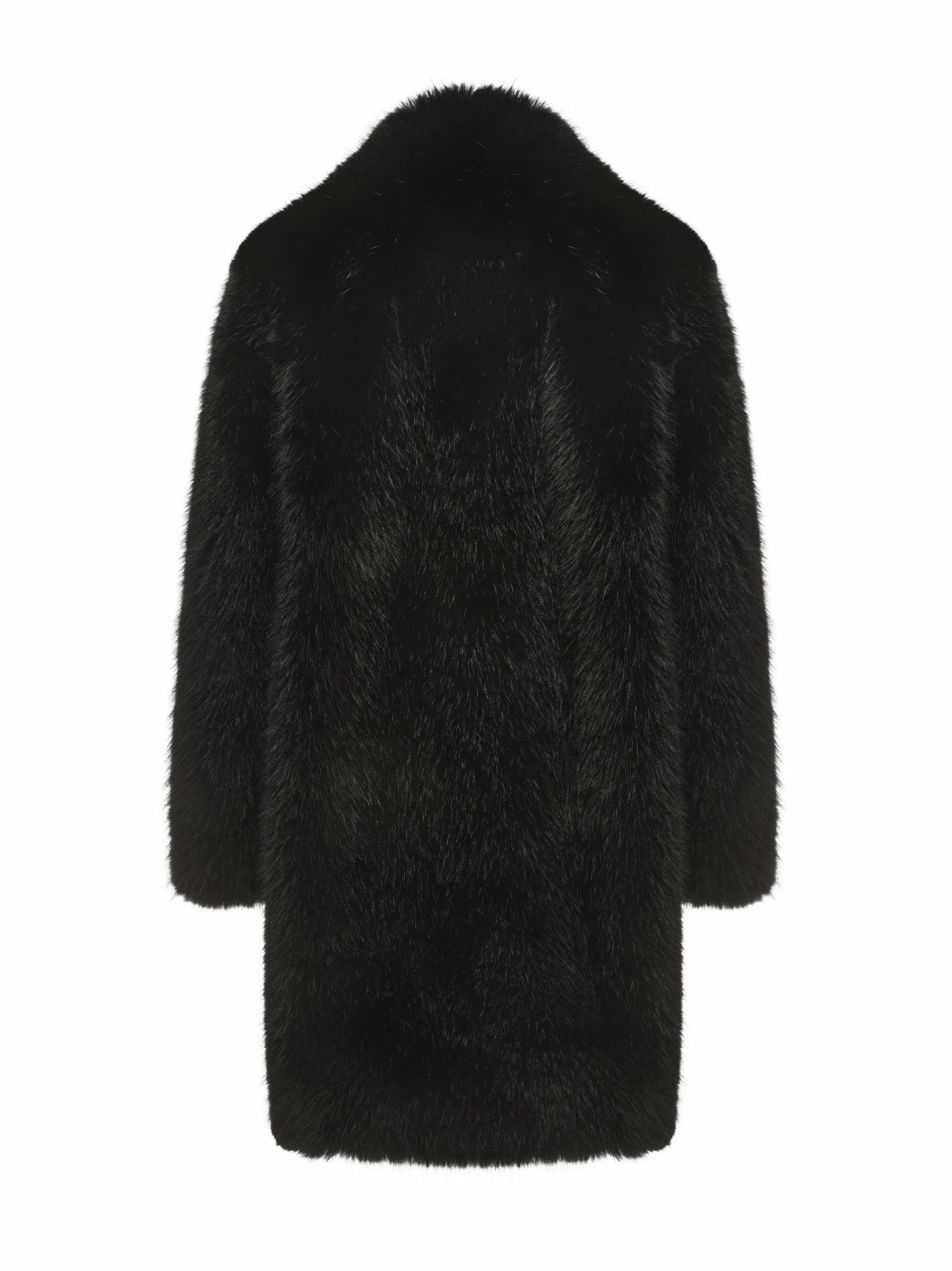 Sofia Fur Coat: Black Fur Coat for Evening Events | Nana Jacqueline