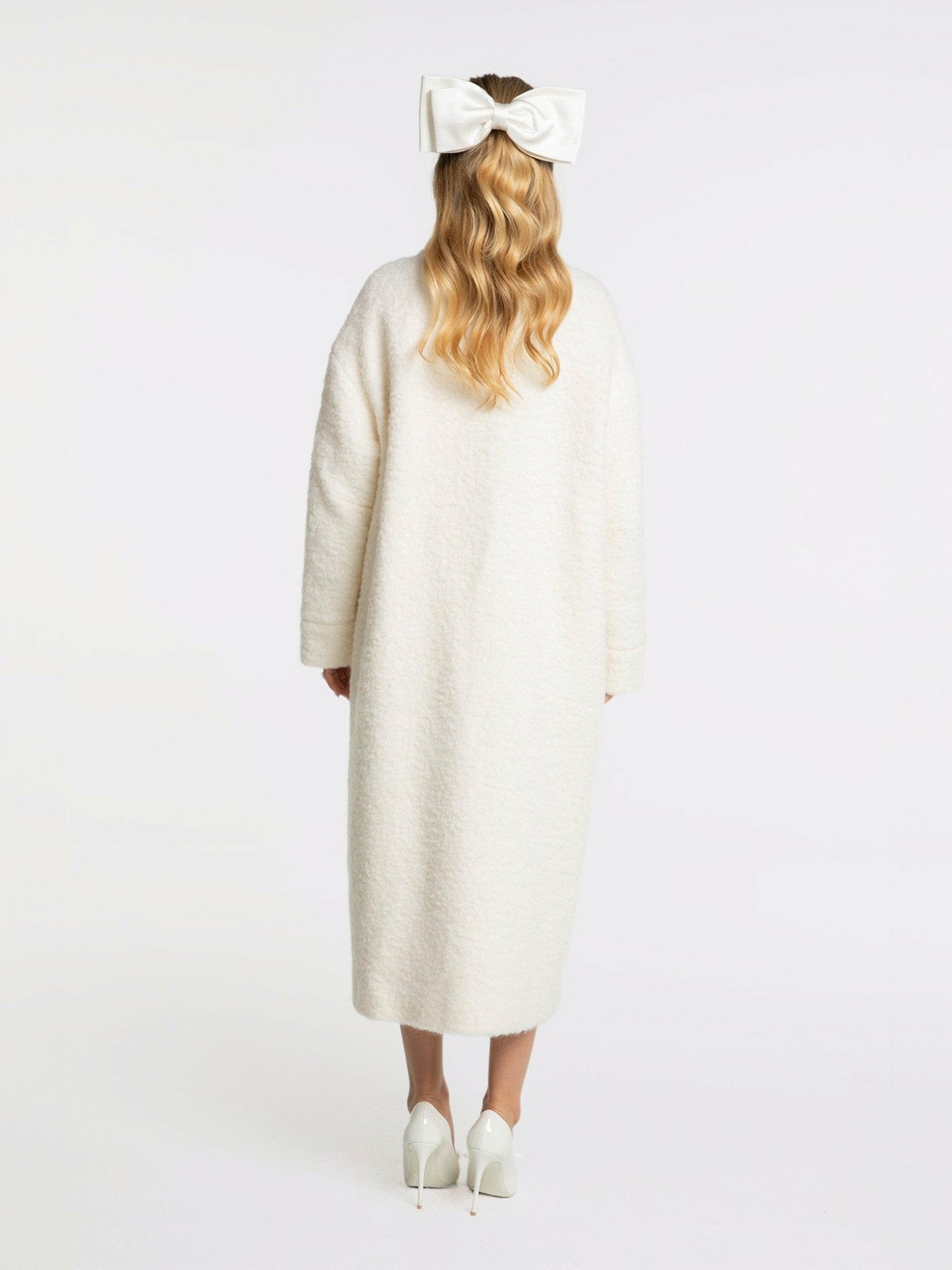 Elsa Coat: Off-White Coat for Resort Outfit | Nana Jacqueline
