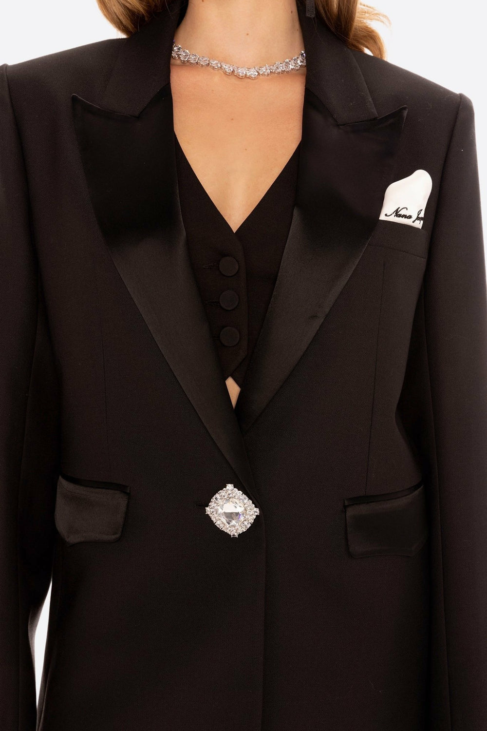 Sabine Blazer: Black Blazer for Cocktail Party | Nana Jacqueline