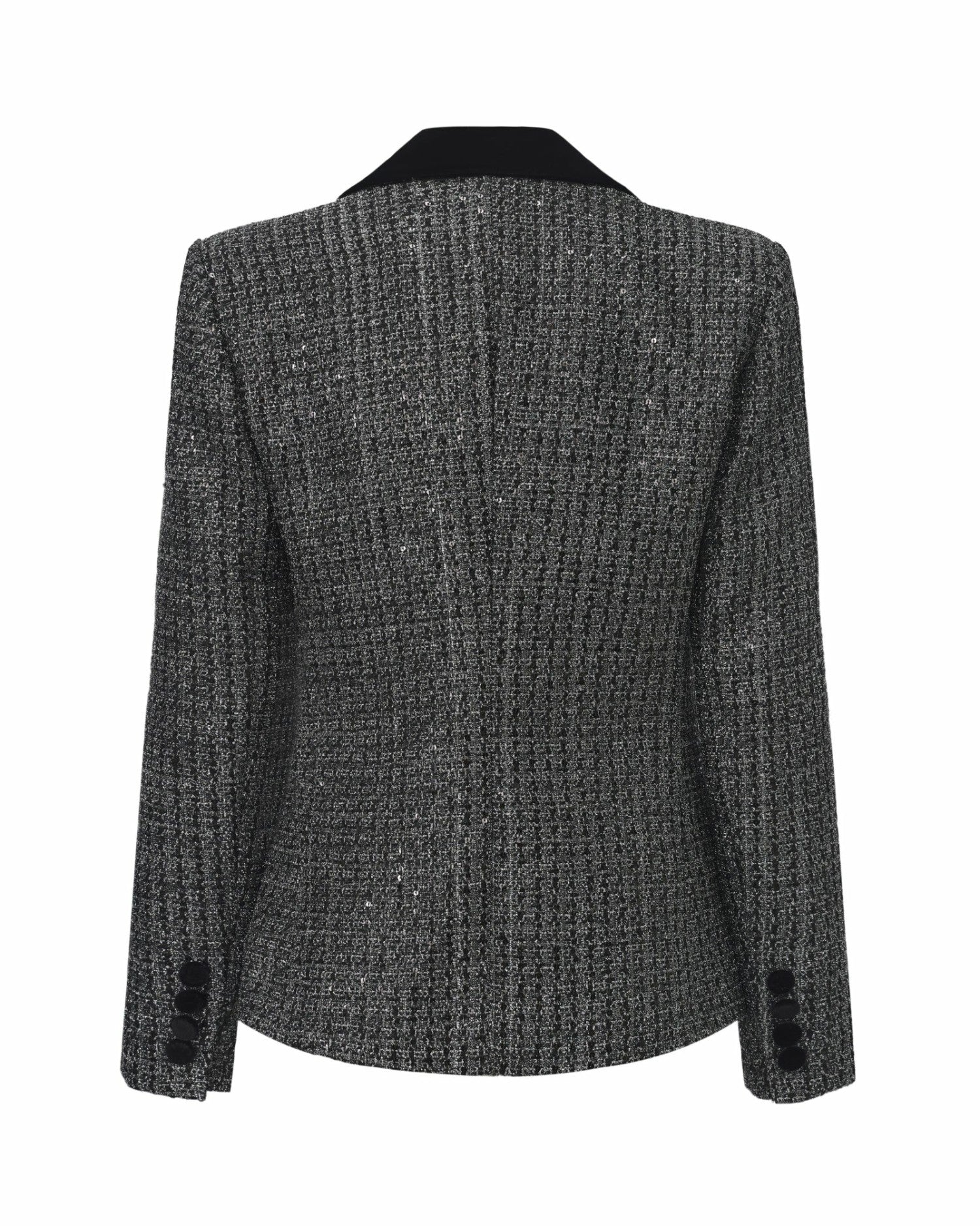 Maya Lapel Suit Jacket: Black Suit Jacket for Cocktail Party | Nana Jacqueline