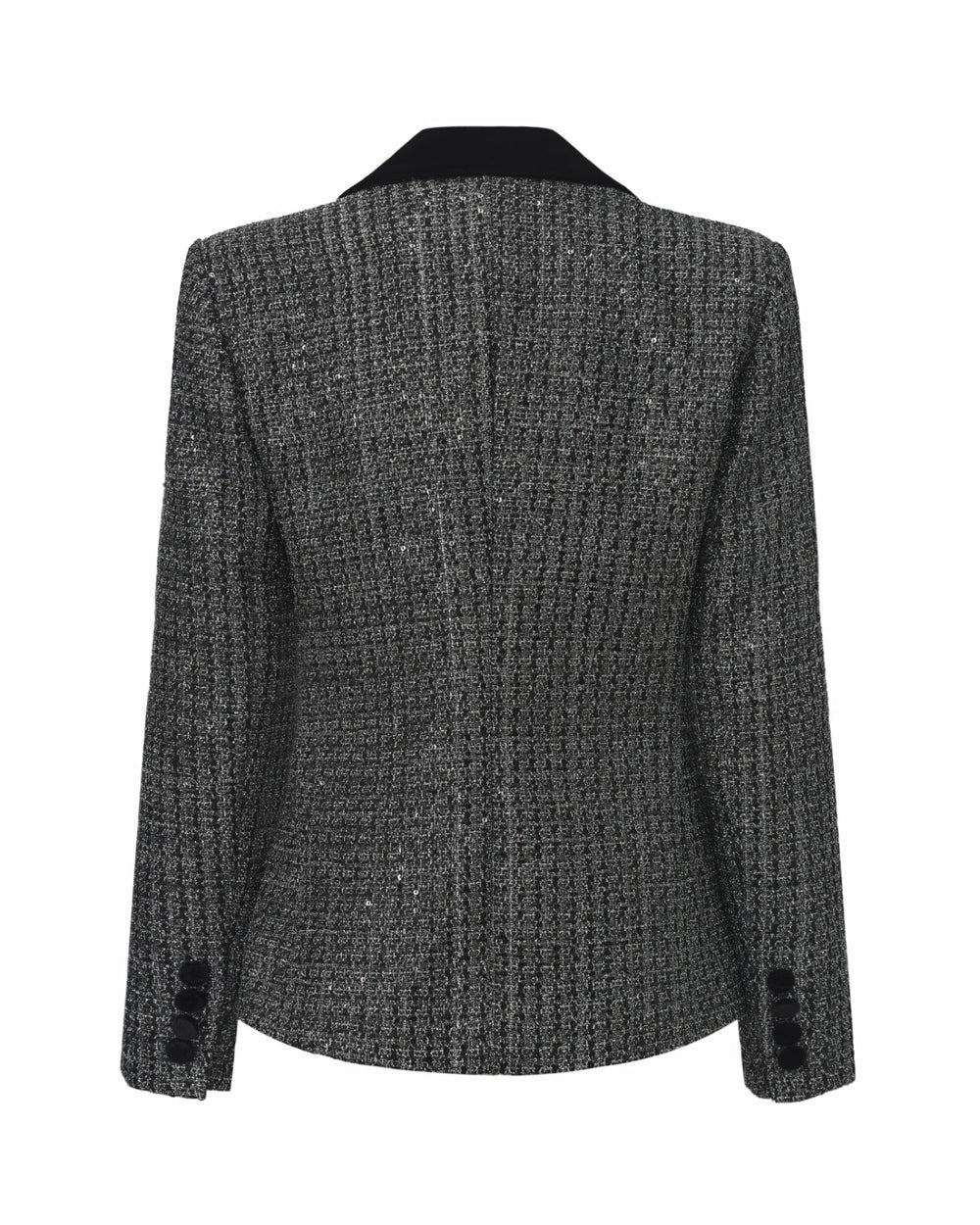 Maya Lapel Suit Jacket: Black Suit Jacket for Cocktail Party | Nana Jacqueline