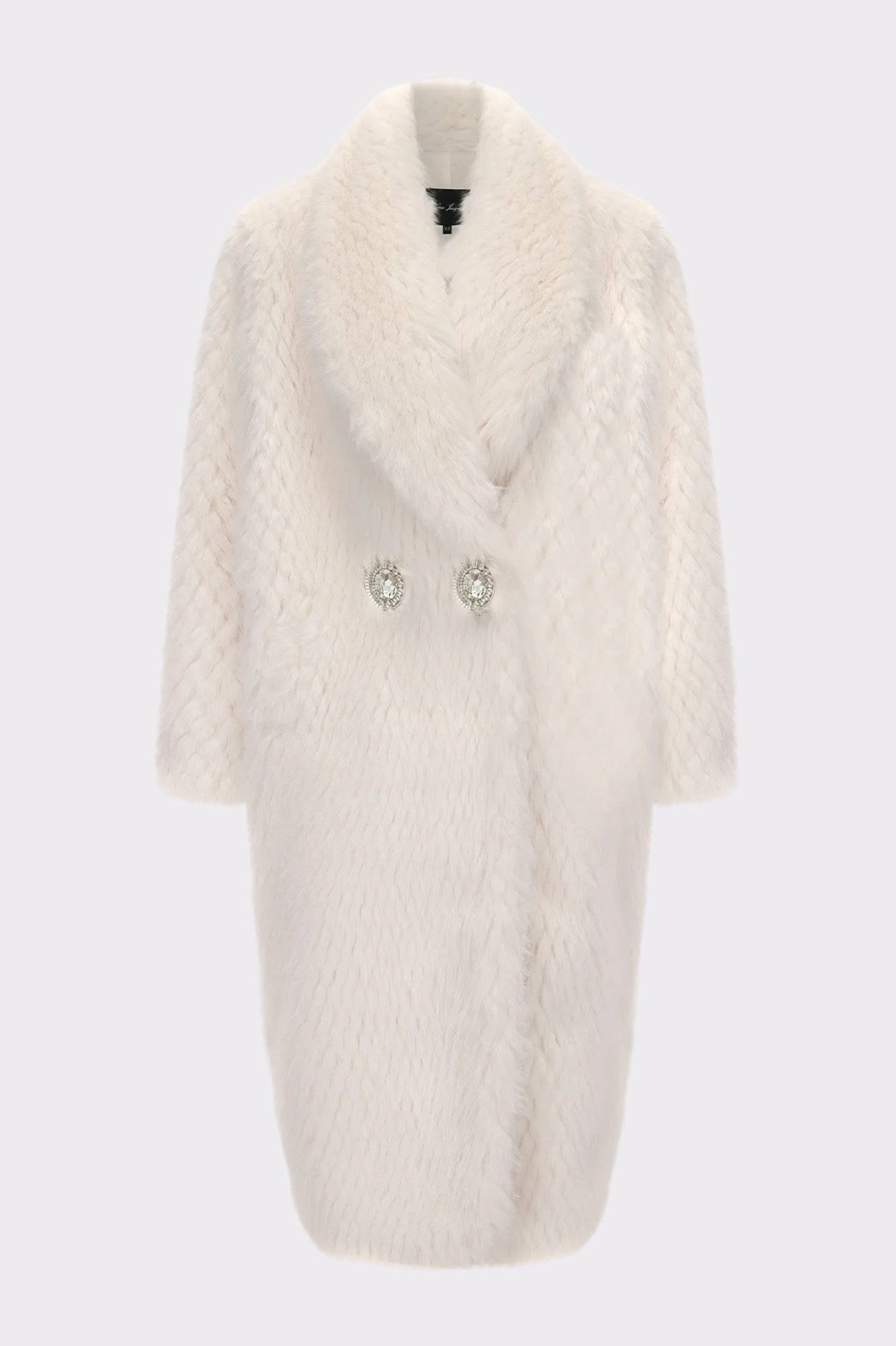 Marisa Fur Coat: White Coat for Winter Cocktail Party | Nana Jacqueline