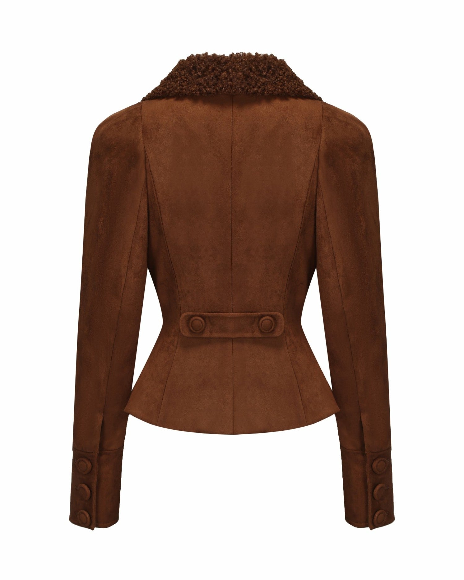Celine Suede Coat: Brown Suede Coat for Fall Evening Outfit | Nana Jacqueline