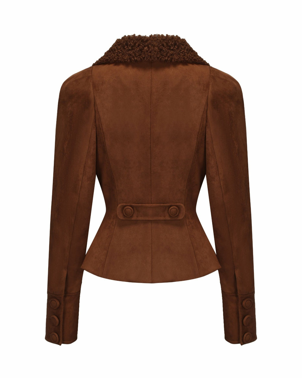 Celine Suede Coat: Brown Suede Coat for Fall Evening Outfit | Nana Jacqueline