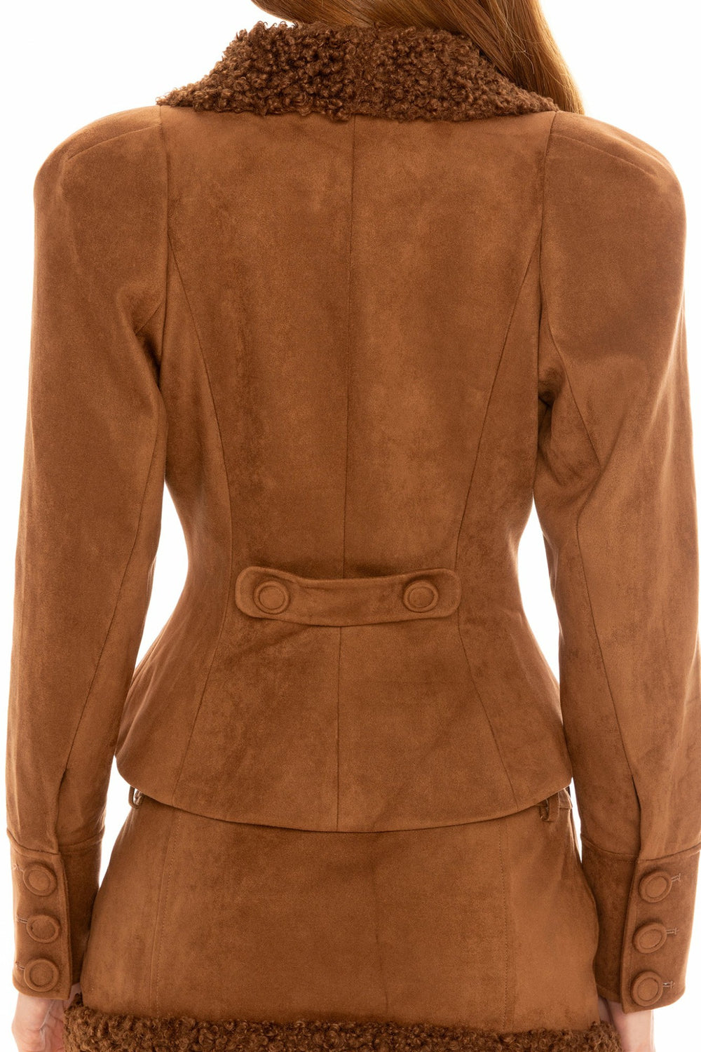 Celine Suede Coat: Brown Suede Coat for Fall Evening Outfit | Nana Jacqueline