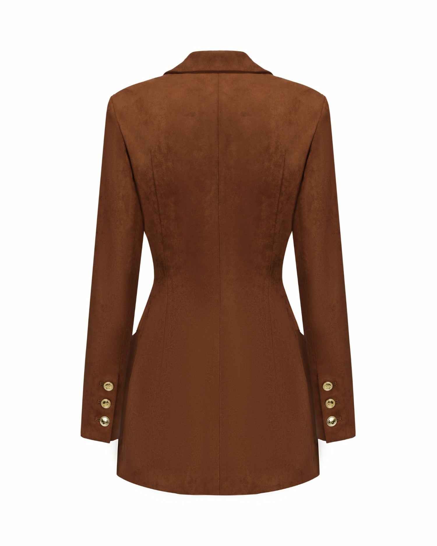 Sienne Suede Blazer: Brown Blazer for Work | Nana Jacqueline