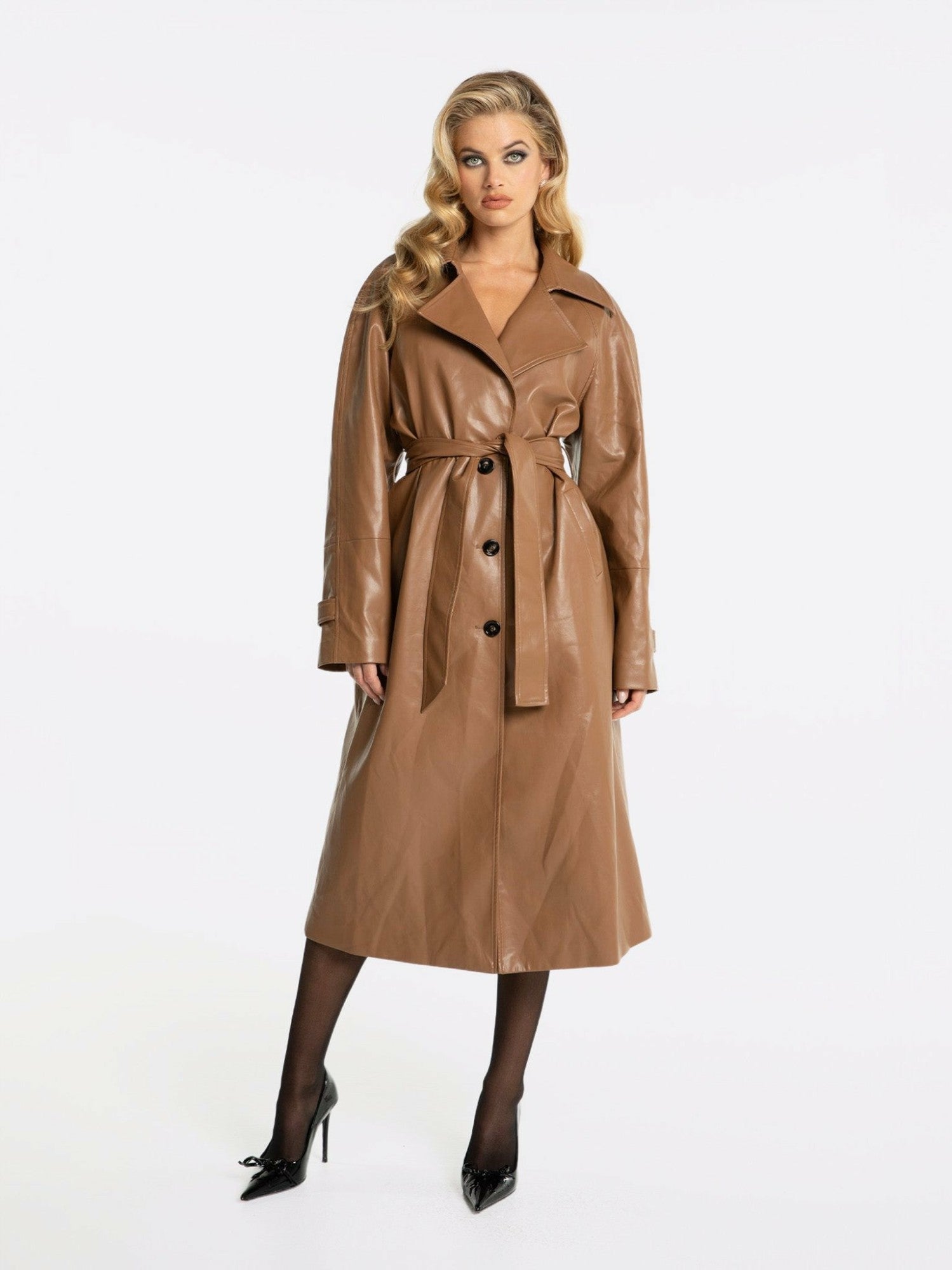 Marlee Coat: Brown Coat for Fall City Outings | Nana Jacqueline