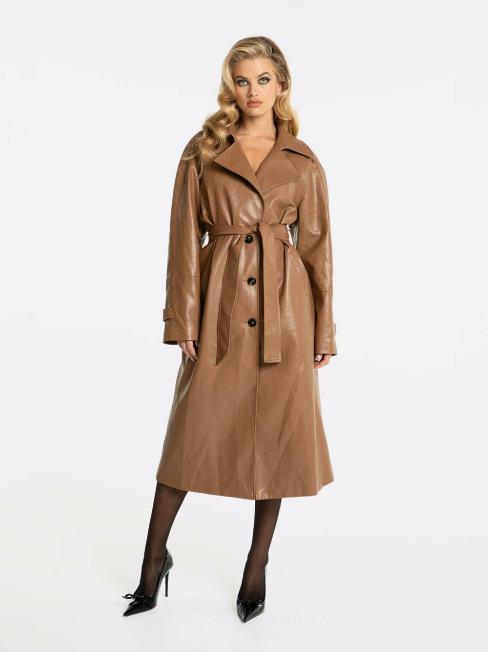 Marlee Coat: Brown Coat for Fall City Outings | Nana Jacqueline