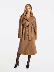 Marlee Coat: Brown Coat for Fall City Outings | Nana Jacqueline