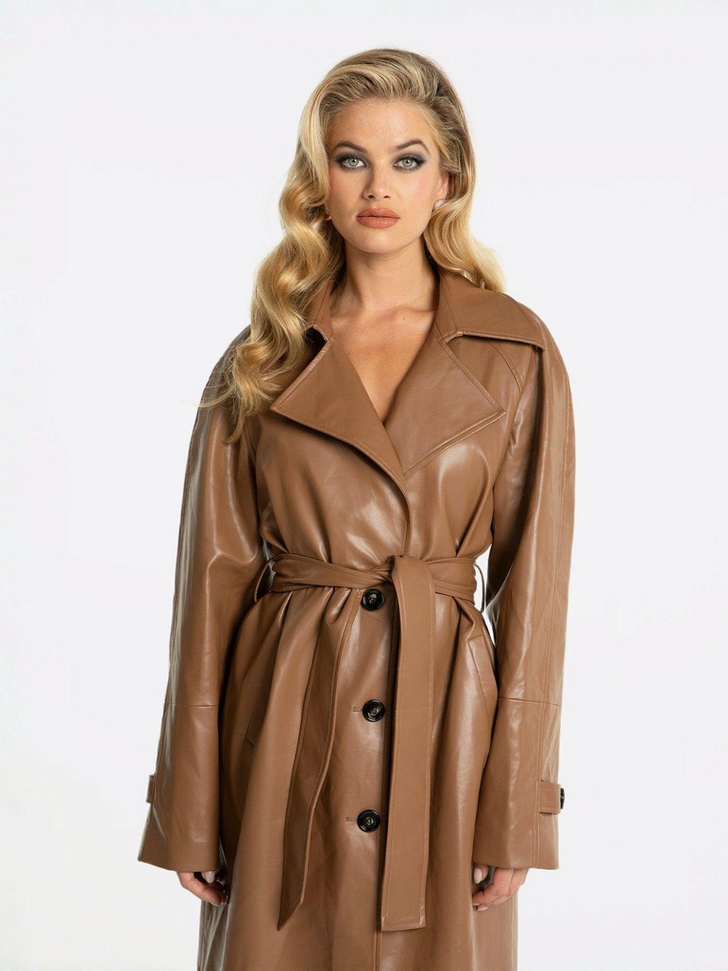 Marlee Coat: Brown Coat for Fall City Outings | Nana Jacqueline