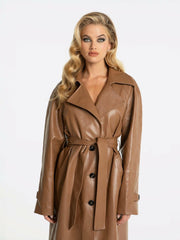 Marlee Coat: Brown Coat for Fall City Outings | Nana Jacqueline