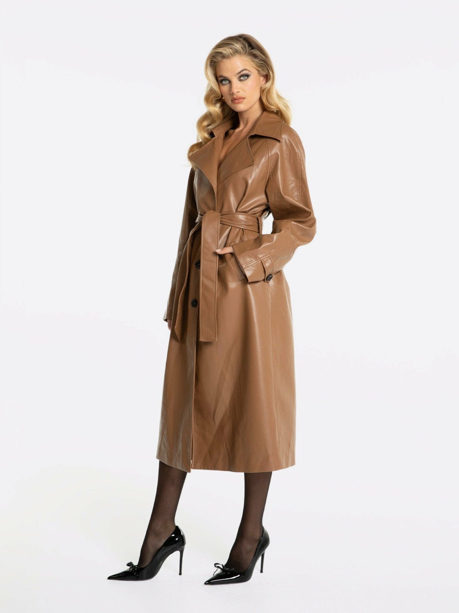 Marlee Coat: Brown Coat for Fall City Outings | Nana Jacqueline