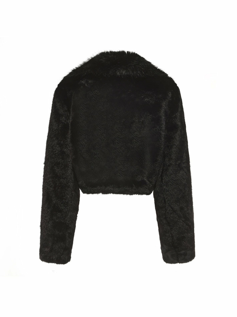 Mara Fur Coat: Black Fur Coat for Cocktail Party | Nana Jacqueline