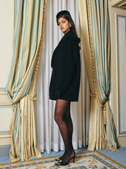 Kendall Coat: Black Coat for Winter Evening Events | Nana Jacqueline