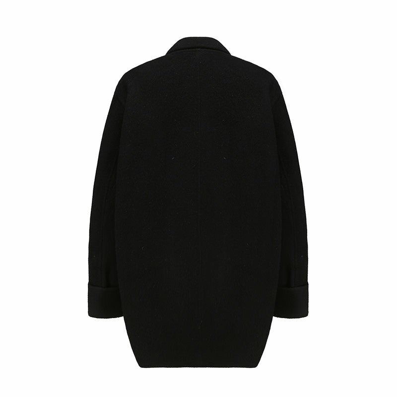 Kendall Coat: Black Coat for Winter Evening Events | Nana Jacqueline