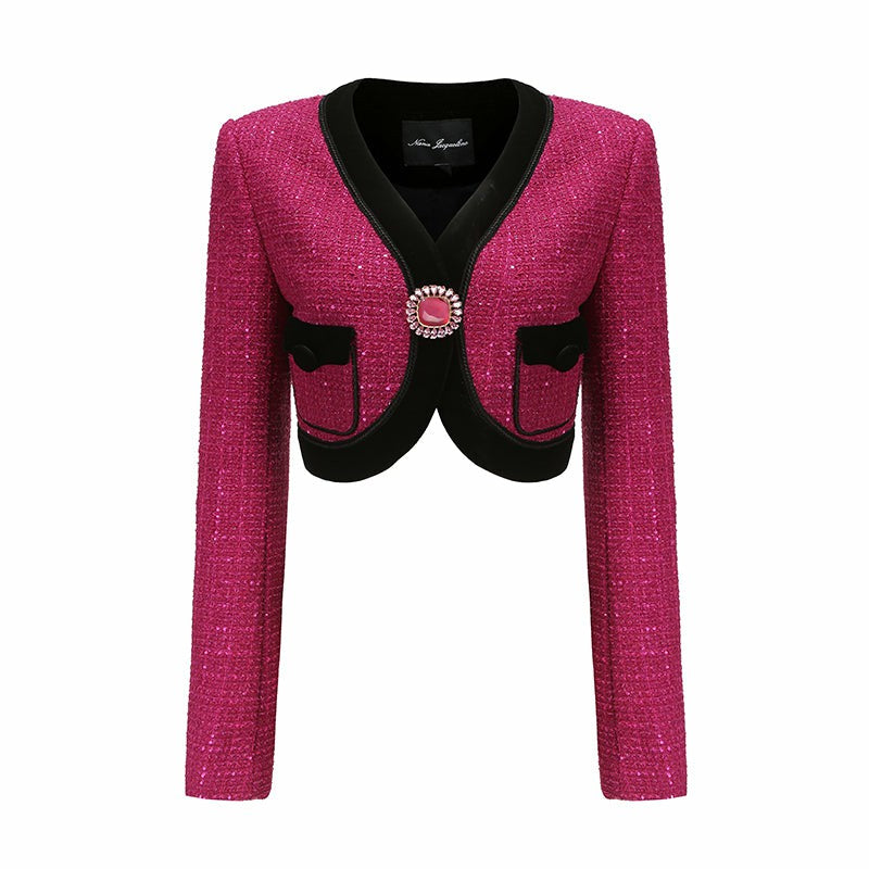 Juliana Jacket: Pink Jacket for Date Night | Nana Jacqueline
