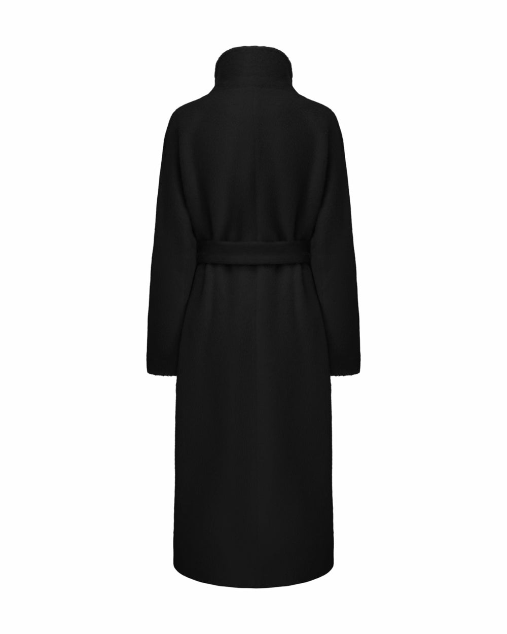 Audrey Long Coat: Black Long Coat for Winter Events | Nana Jacqueline