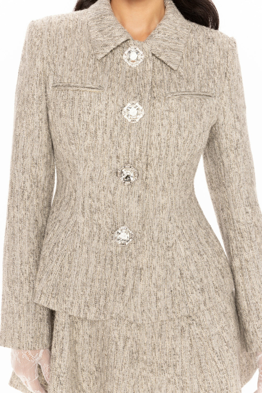 Vanessa Blazer: Gray Blazer for Workwear | Nana Jacqueline