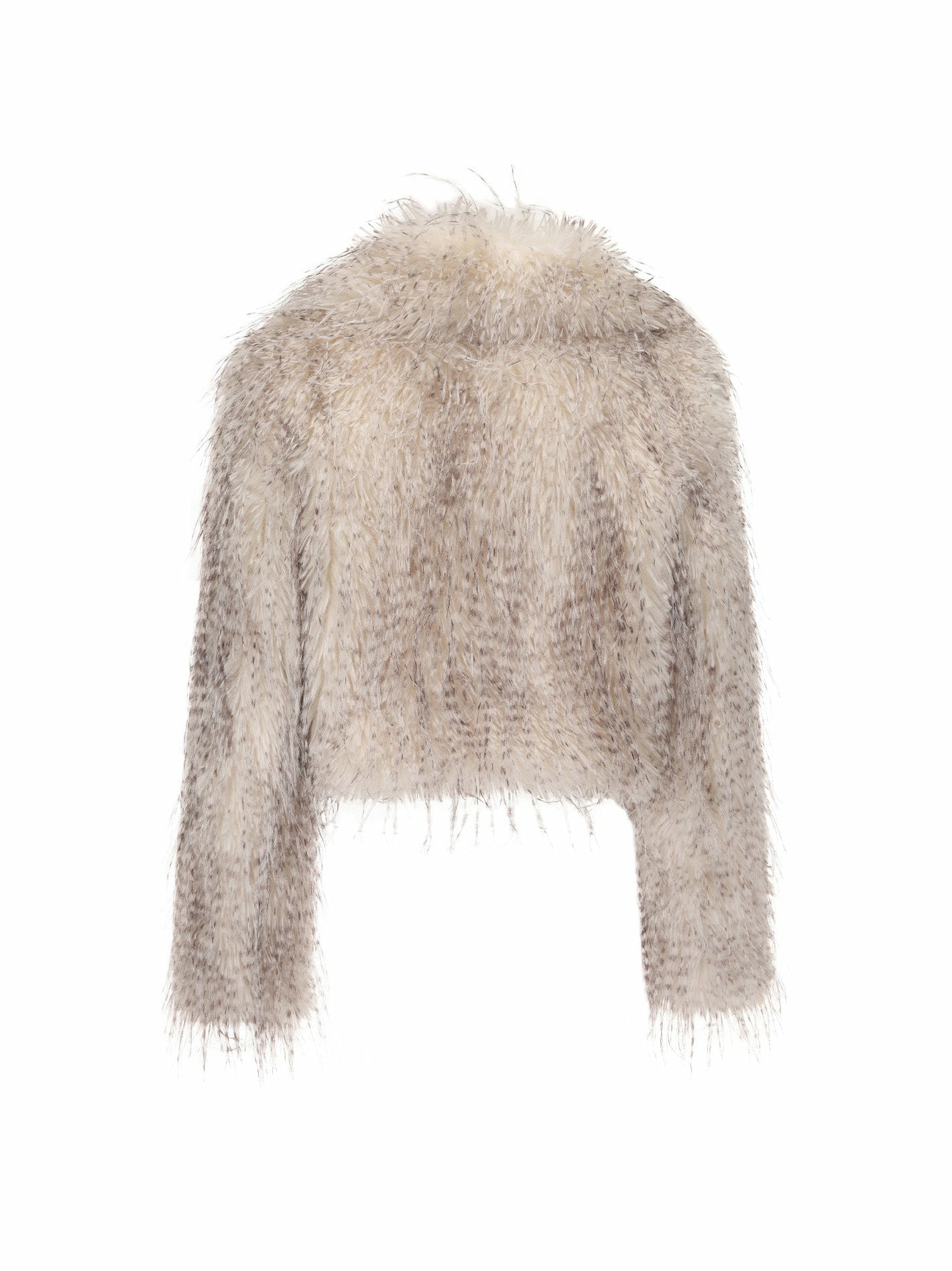 Mara Fur Coat: Pattern Fur Coat for Cocktail Party | Nana Jacqueline