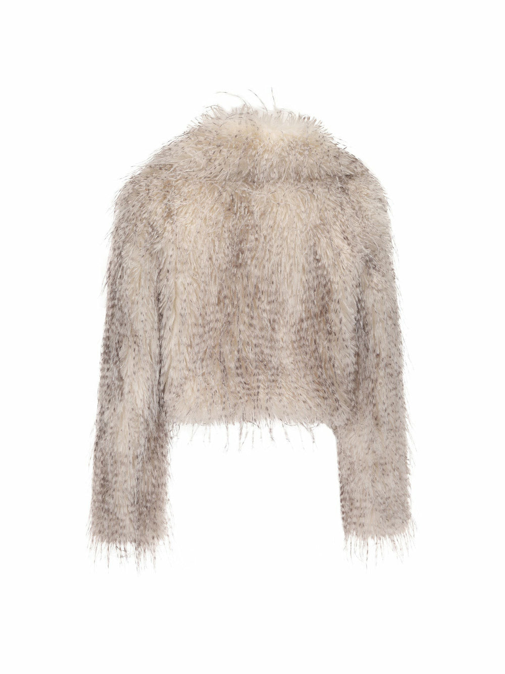 Mara Fur Coat: Pattern Fur Coat for Cocktail Party | Nana Jacqueline