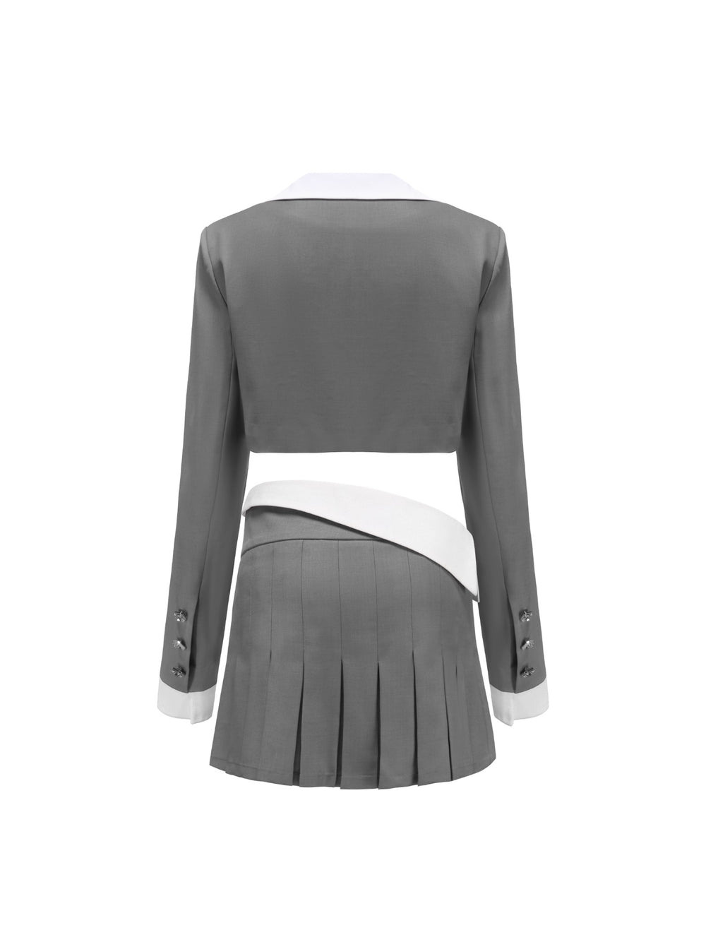Charlotten Blazer: Grey Blazer for Date Night | Nana Jacqueline