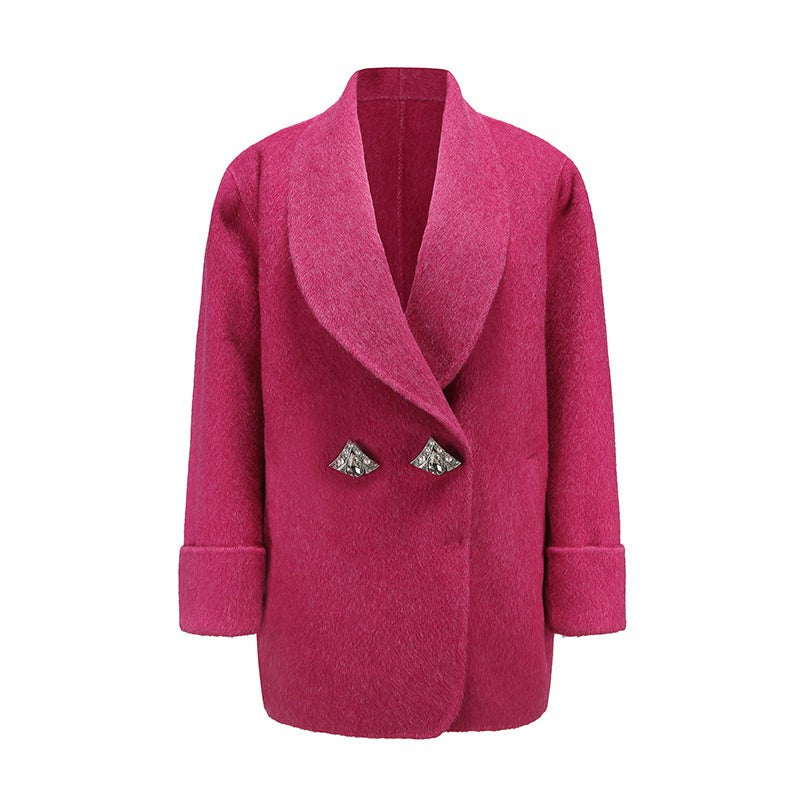Kendall Coat: Pink Coat for Cocktail Party | Nana Jacqueline