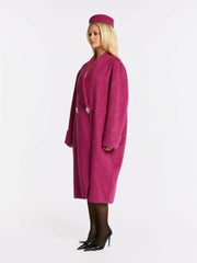 Audrina Coat: Pink Coat for Winter Events | Nana Jacqueline