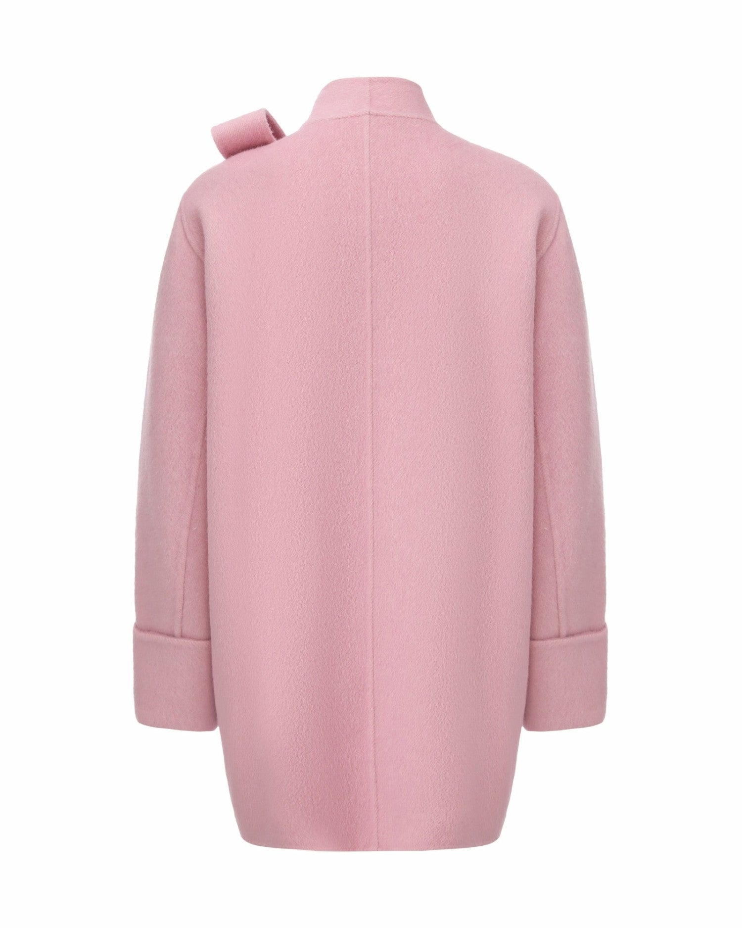 Juliette Cocoon Coat: Pink Coat for Winter Party | Nana Jacqueline