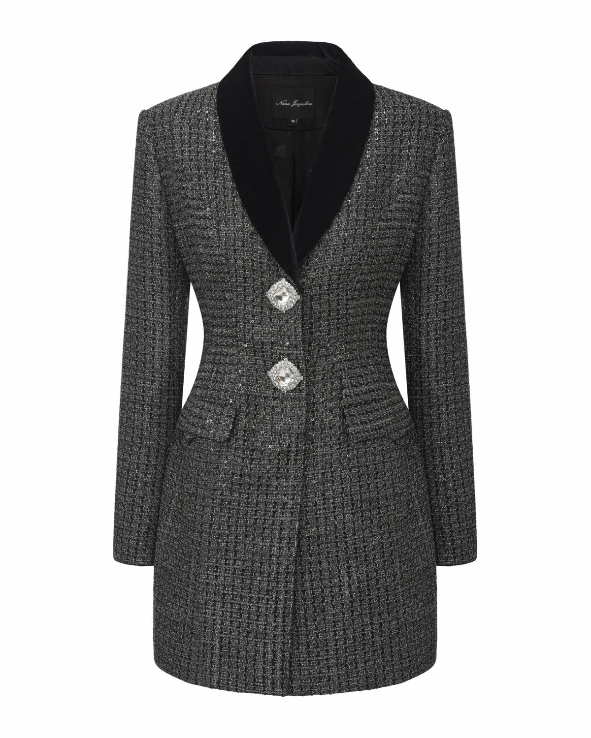 Zephina Suit Coat: Black Coat for Cocktail Party | Nana Jacqueline