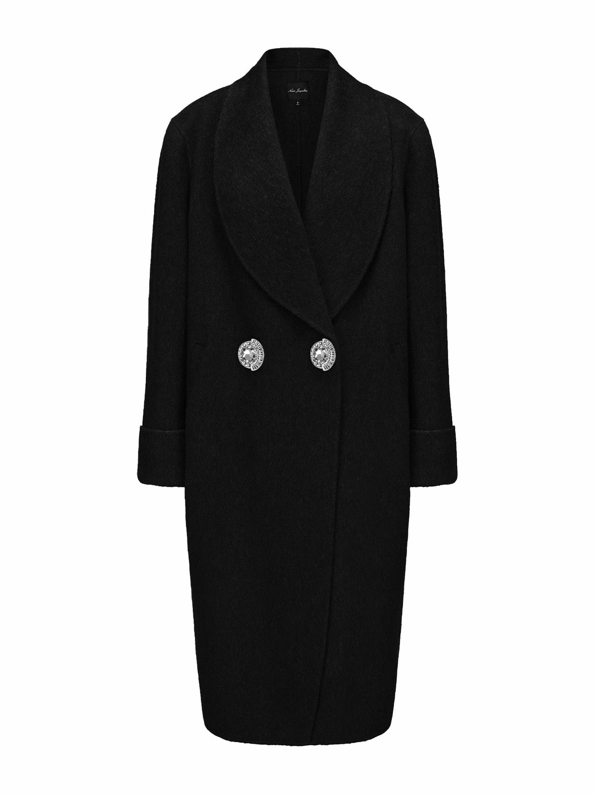 Audrina Coat: Black Coat for Winter City Outfit | Nana Jacqueline