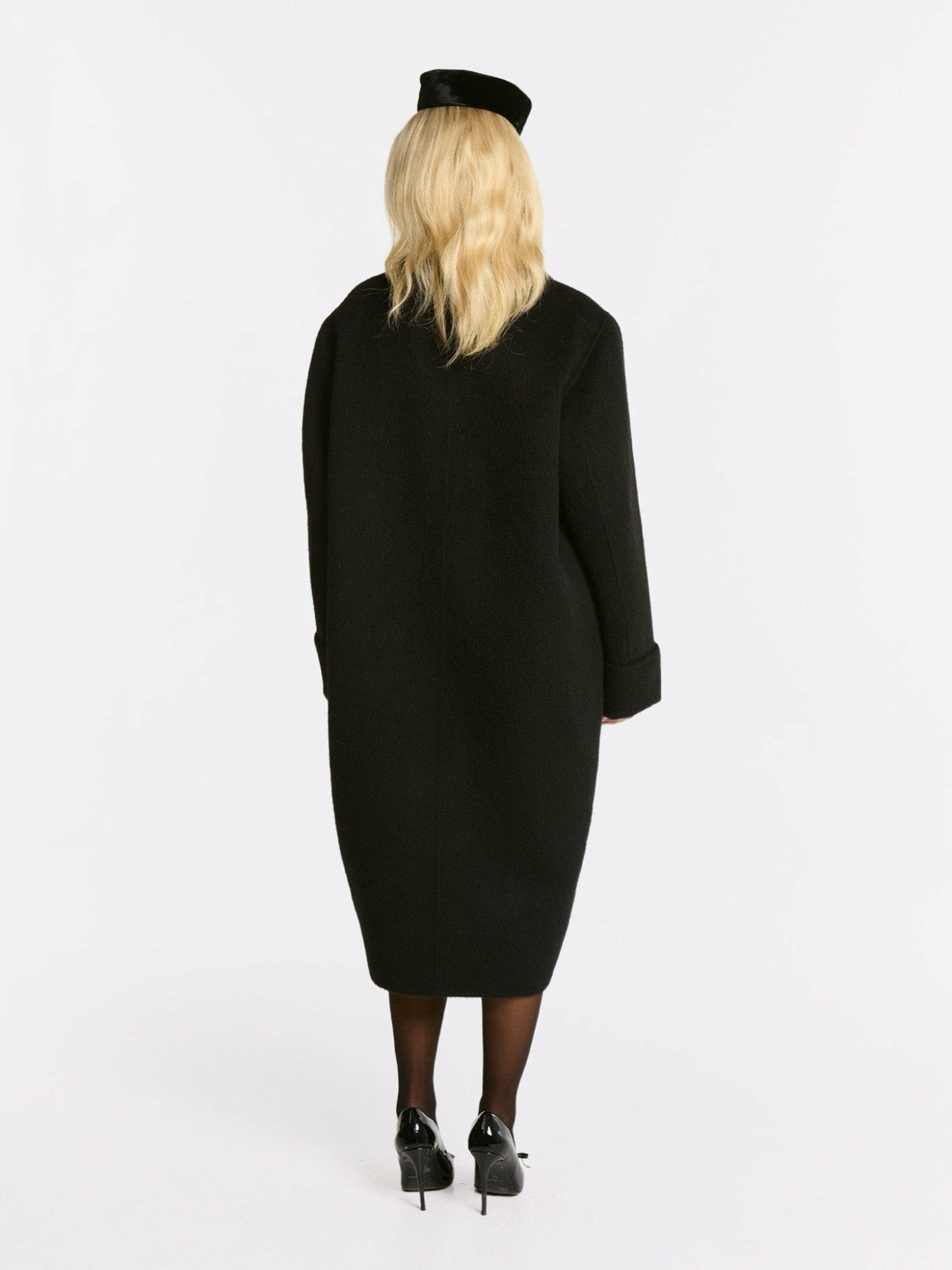 Audrina Coat: Black Coat for Winter City Outfit | Nana Jacqueline