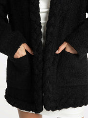 Talia Coat: Black Coat for Brunch | Nana Jacqueline