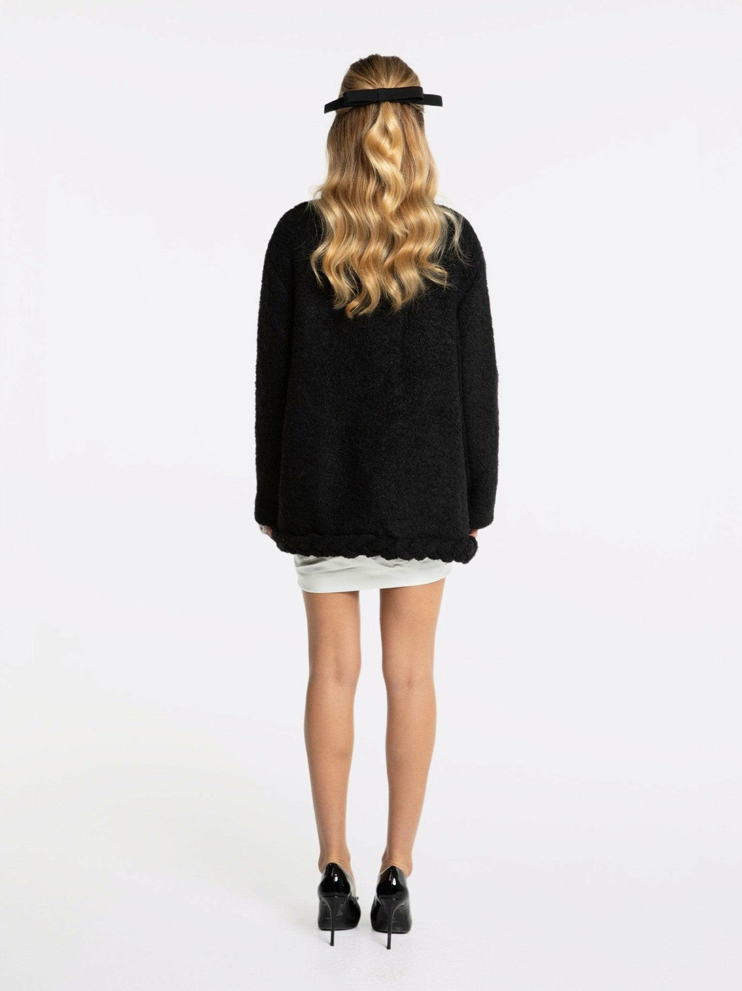 Talia Coat: Black Coat for Brunch | Nana Jacqueline