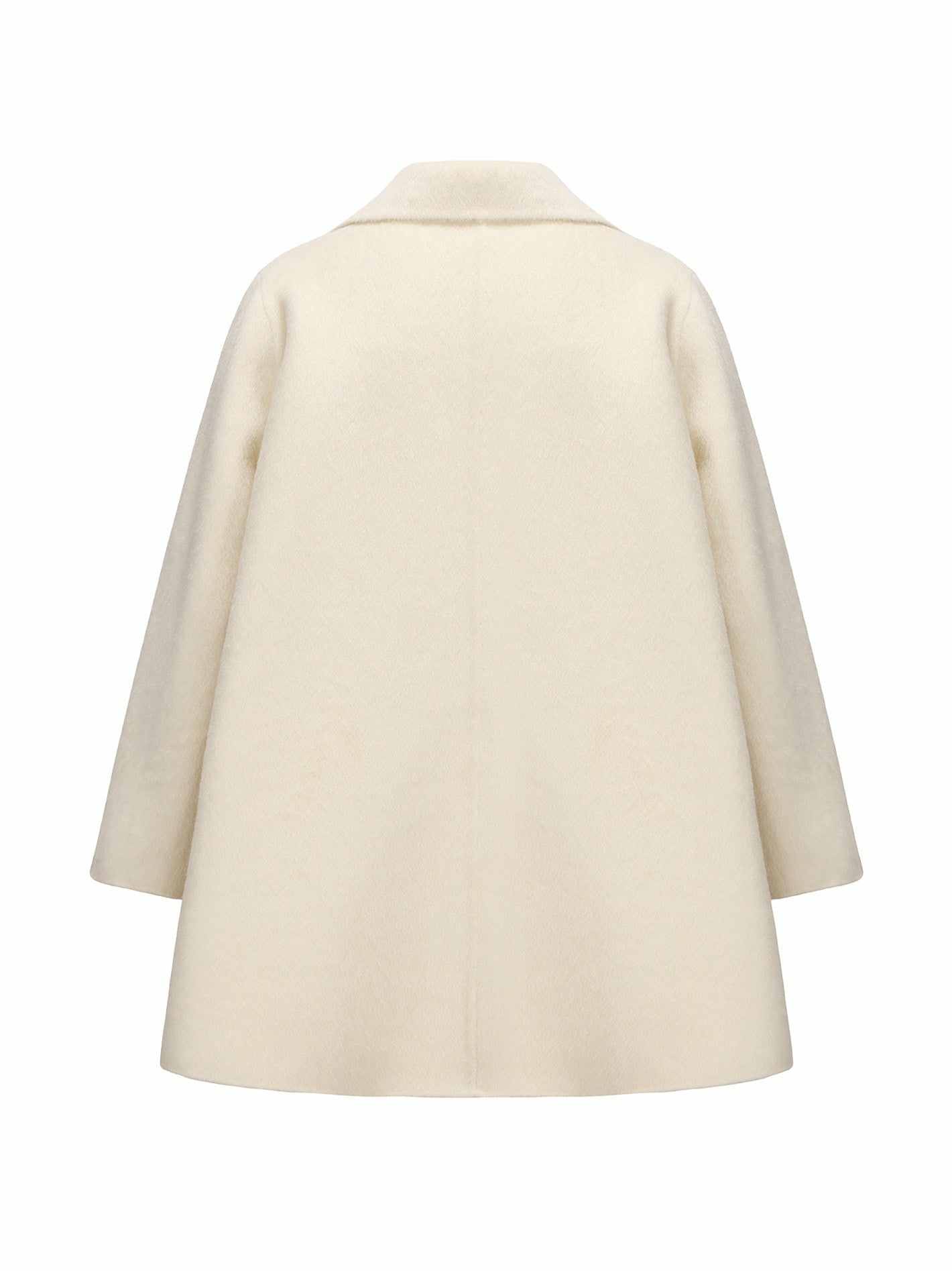 Olivia Coat: White Coat for Winter Formal Event | Nana Jacqueline