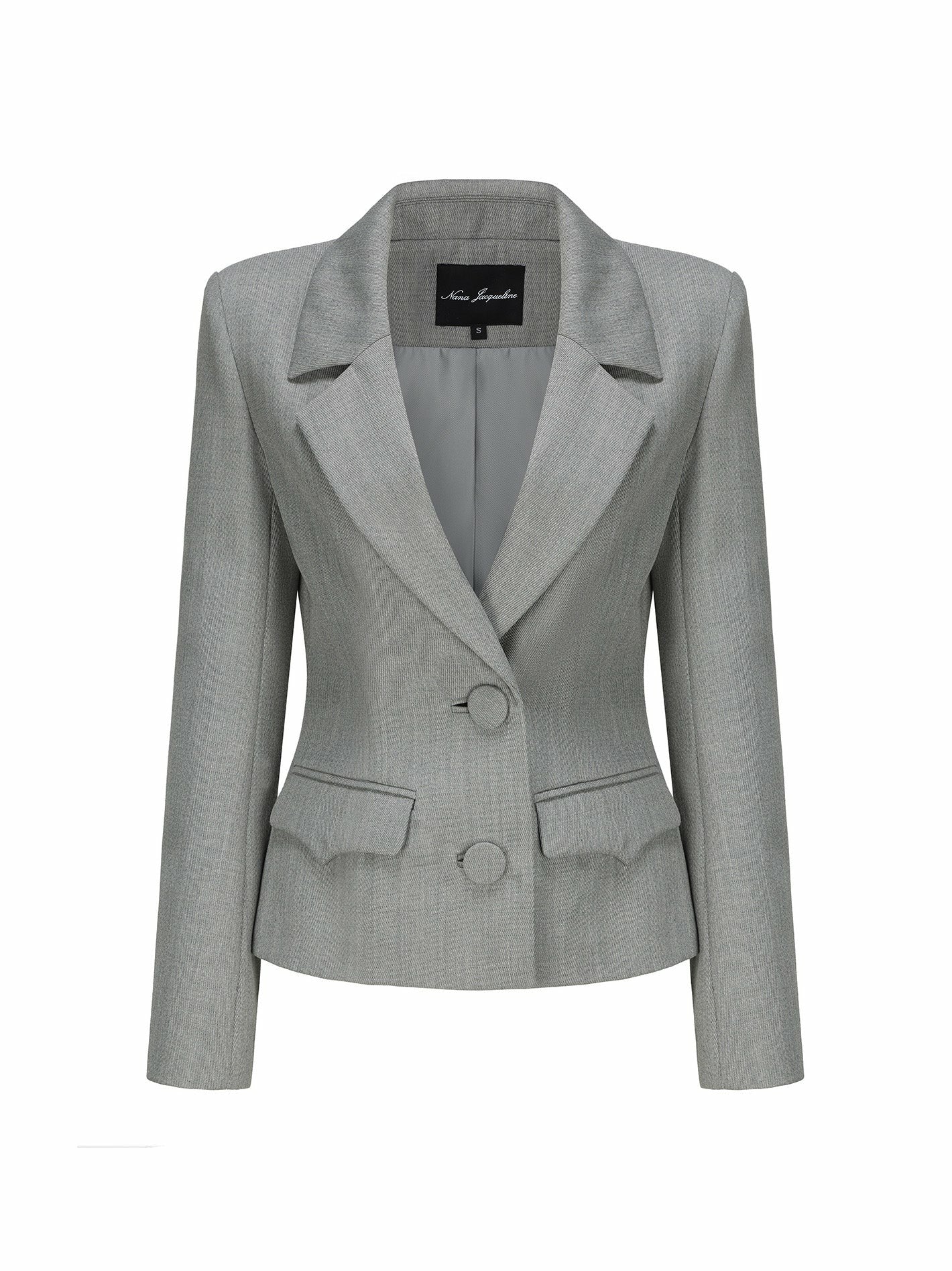 Amelie Blazer: Grey Blazer for Workwear | Nana Jacqueline