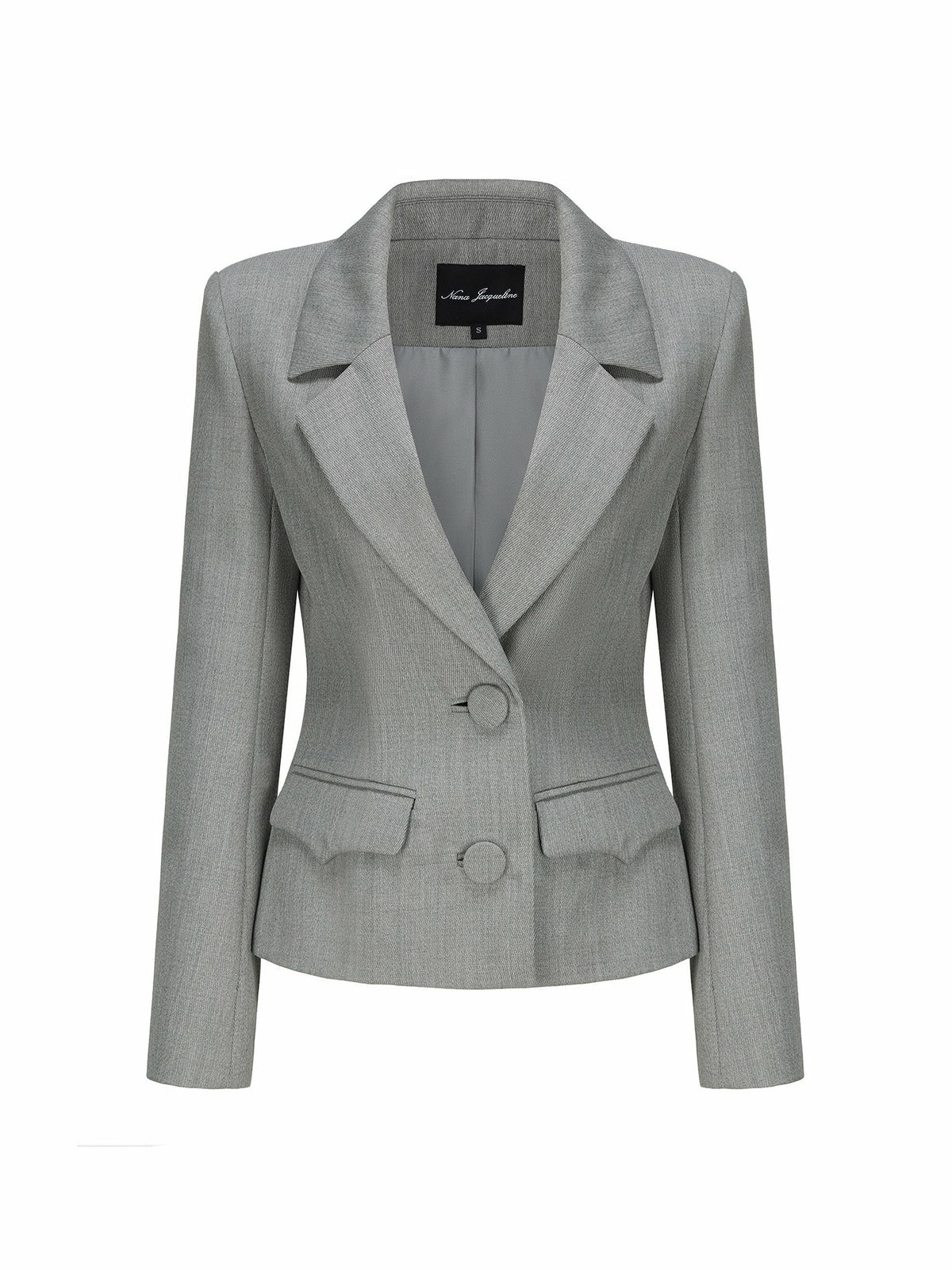 Amelie Blazer: Grey Blazer for Workwear | Nana Jacqueline