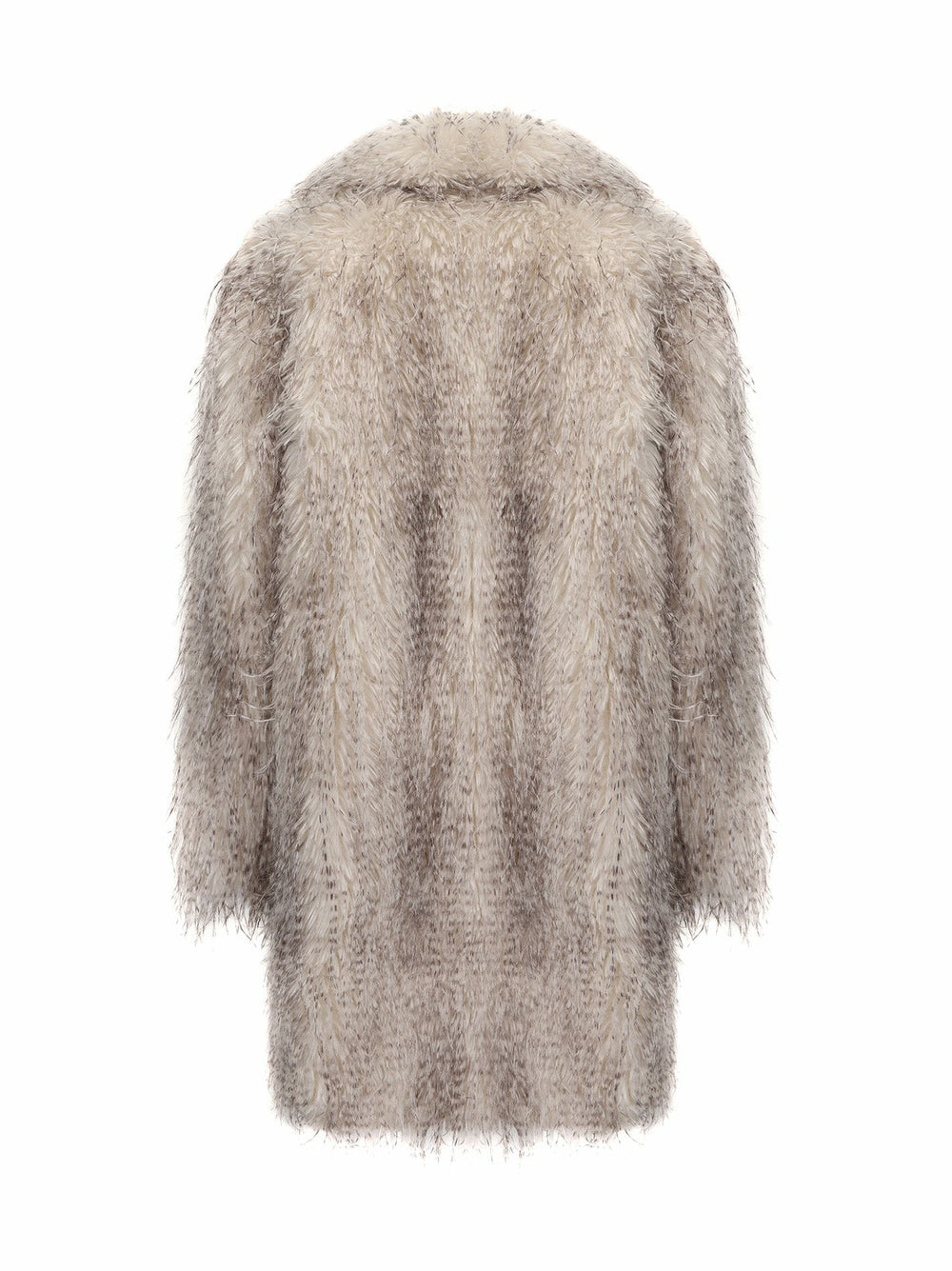 Sofia Fur Coat: Pattern Fur Coat for Winter Party | Nana Jacqueline
