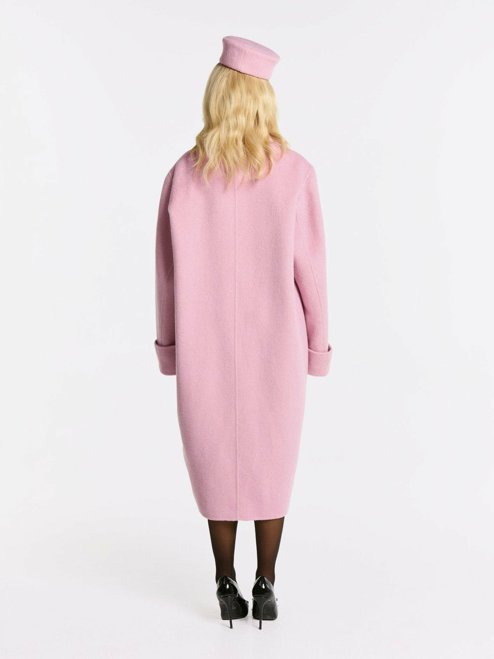Audrina Coat: Pink Coat for Winter Events | Nana Jacqueline