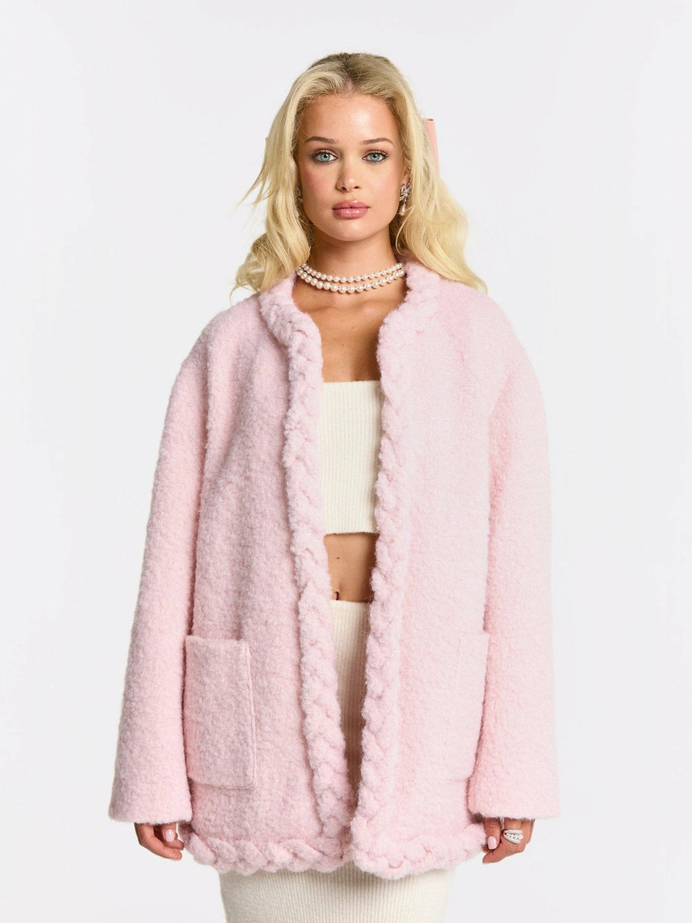 Talia Coat: Pink Coat for Brunch | Nana Jacqueline
