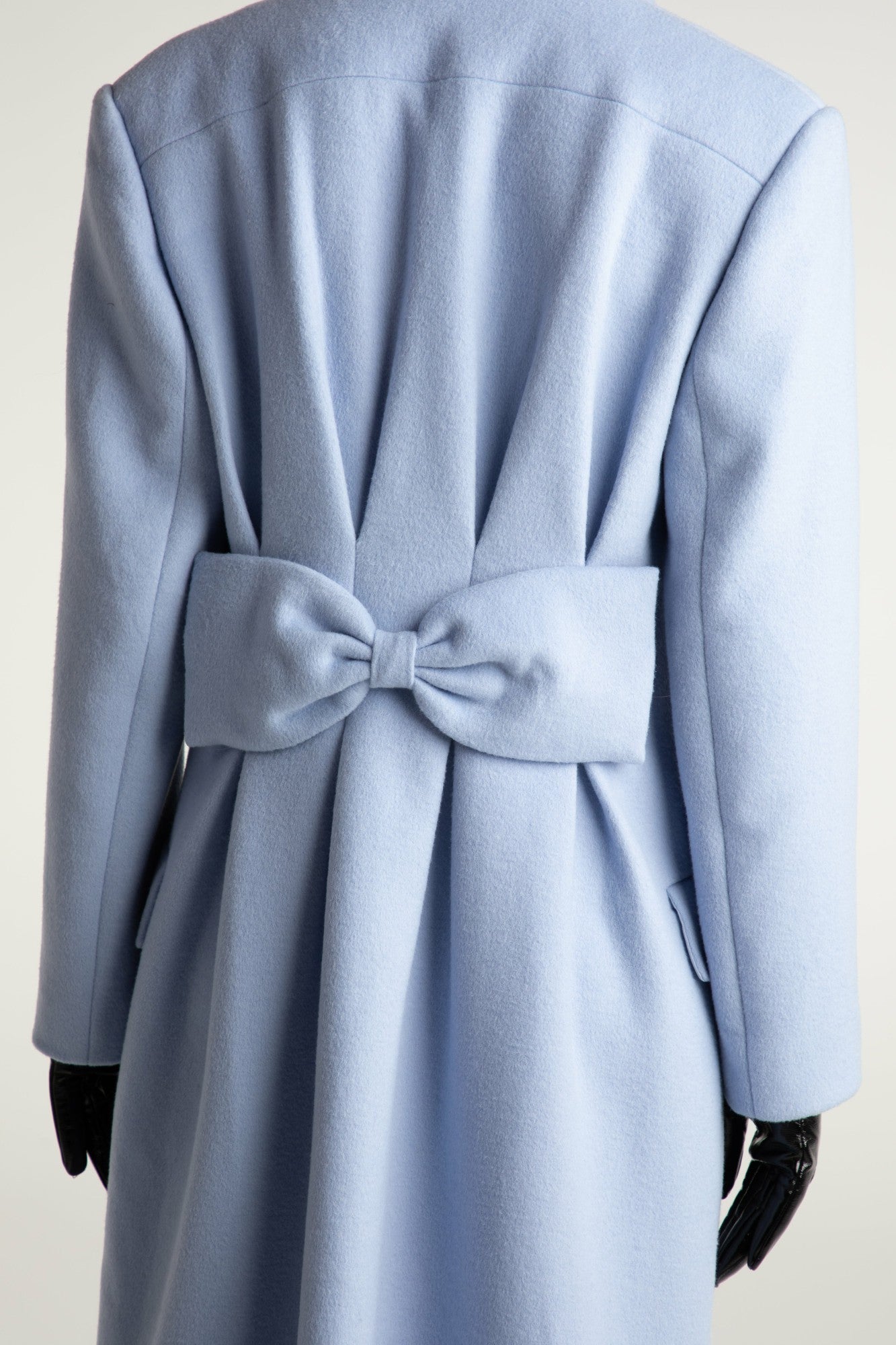 Kimberly Coat: Blue Coat for Cocktail Party | Nana Jacqueline