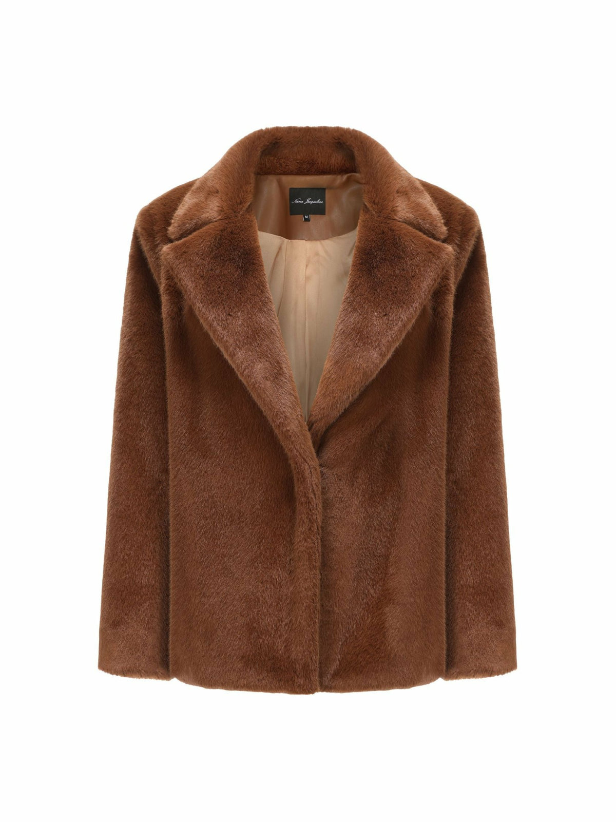 Phoebe Fur Jacket: Brown Fur Jacket for Evening Events | Nana Jacqueline